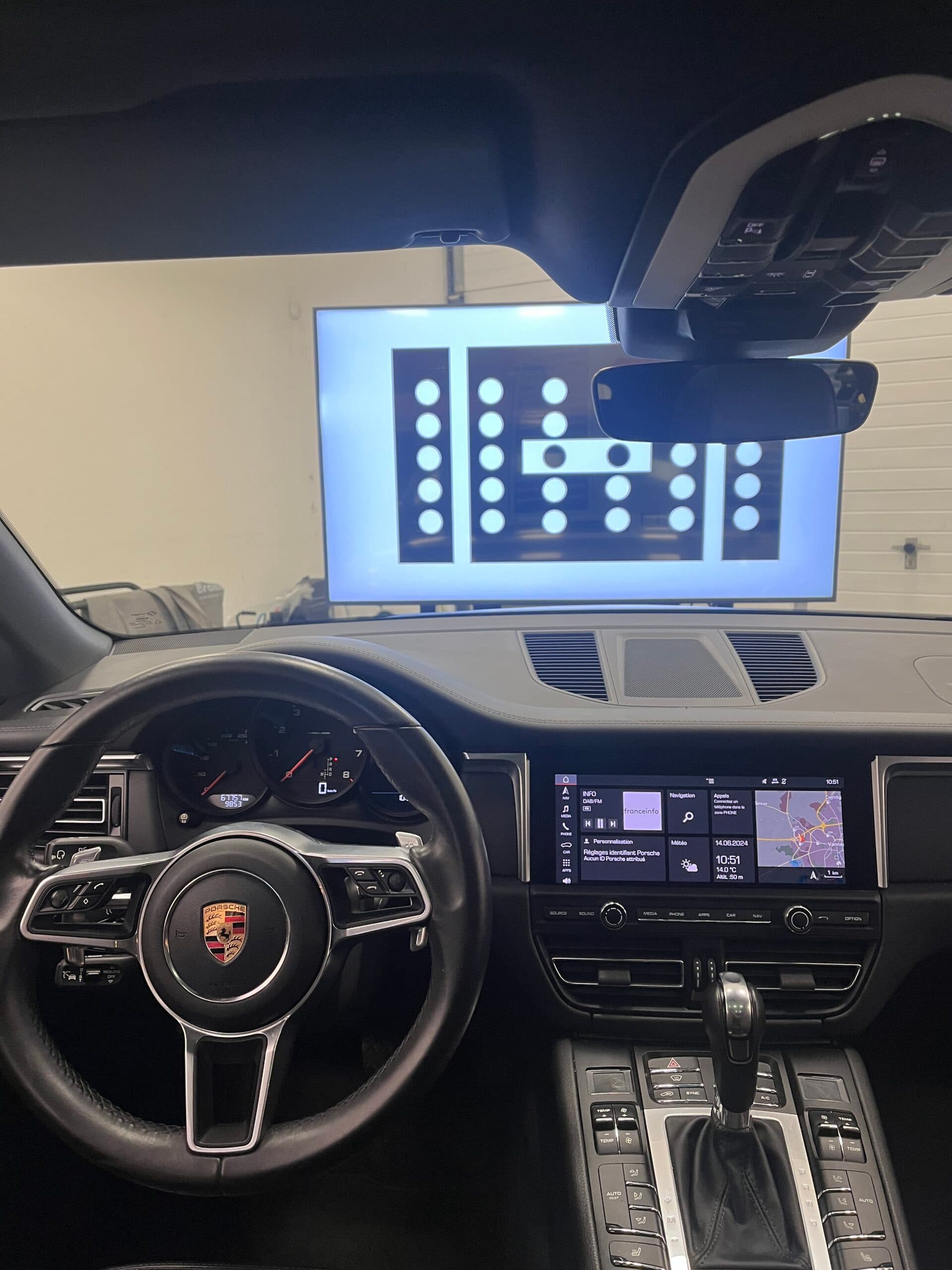 Recalibrage caméra porsche