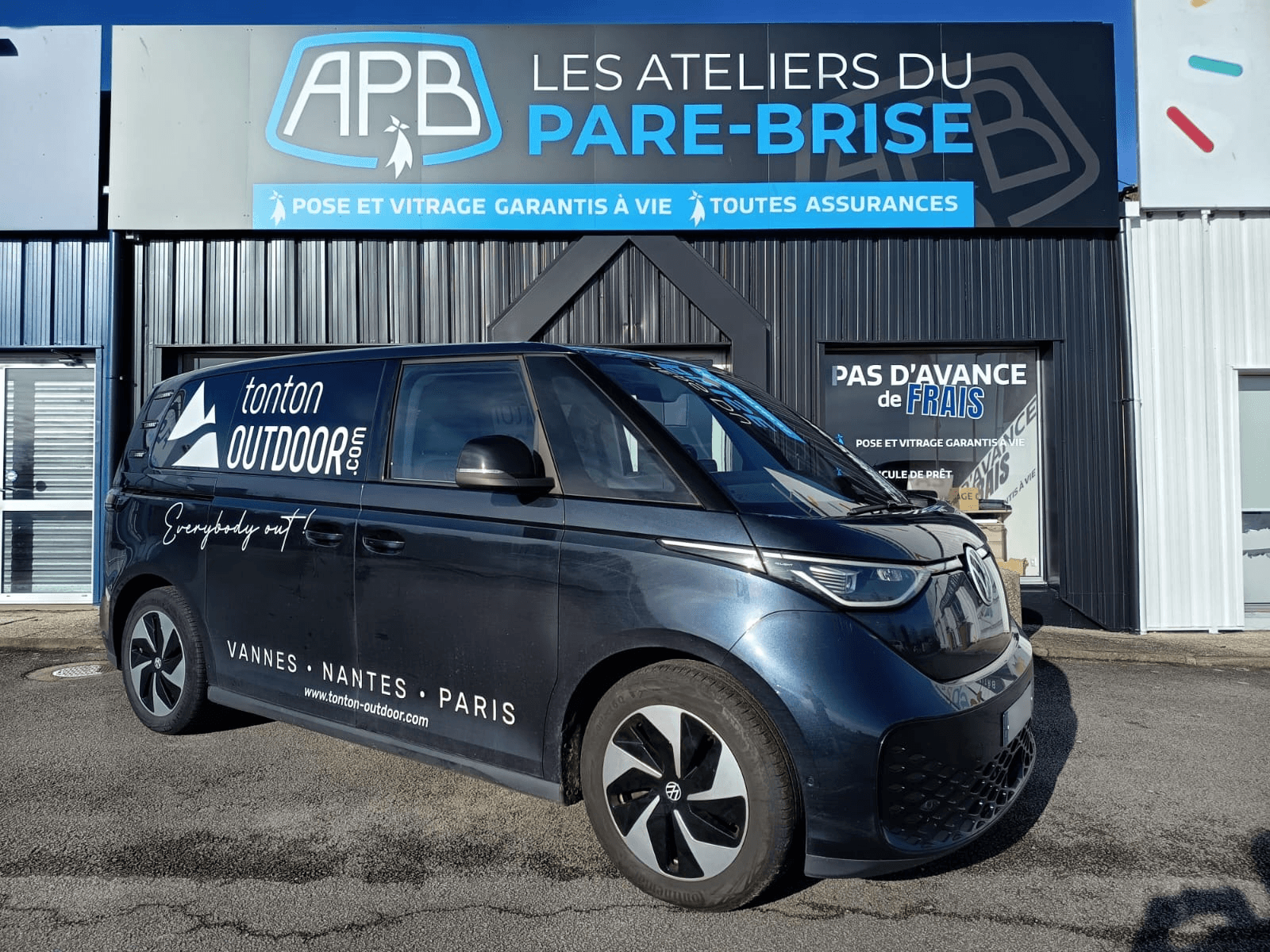 Photo remplacement de pare-brise vanne Volswagen